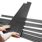 Woven Finish Roll Wrapped Carbon Tube 30mm OD 28mm ID 1000mm Length