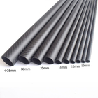 High Strength Carbon Fiber Tube 100% Real 3K Twill Matte/Glossy Carbon Fibre Pole