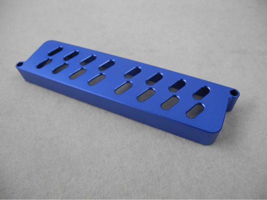 Dark blue alu 6061-T6 Aluminum Enclosure CNC Turning Parts oxidation Surface