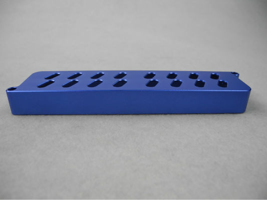 Dark blue alu 6061-T6 Aluminum Enclosure CNC Turning Parts oxidation Surface