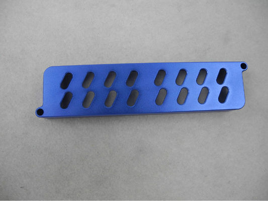 Dark blue alu 6061-T6 Aluminum Enclosure CNC Turning Parts oxidation Surface