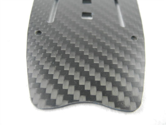 Drone Chassis thickness 2.5mm 3mm 4mm Carbon Fiber CNC Cutting - Drilling
