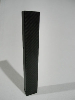 Plane / Aircraft Material Long Square Carbon Fiber Rectangular Tubing 55cm Diameter