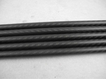 Plain light carbon fiber tube , Moulded 3 k carbon fiber Rod circular
