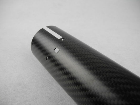 Wear Resistance Solid 3k Carbon Fiber Round Tube / Pipe uv radiation
