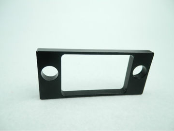 Precision CNC Machined Components 6061 Aluminum Gimbal CNC M3 thread Black Annodized