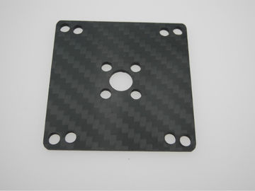 Carbon Fiber CNC cutting , Matte / Glossy Surface Carbon fibre Chassis with routing