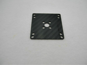 Carbon Fiber CNC cutting , Matte / Glossy Surface Carbon fibre Chassis with routing