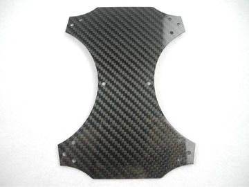 High Strength Carbon Fiber CNC Service Motor Mount Corrosion Resistance