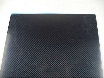 Unmanned aerial vehicle Twill Glossy Carbon Fiber Plate / Sheet / Board 2.0mm