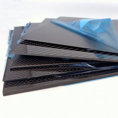 100% 3K Twill Glossy CNC Carbon Fiber Sheet High Pressure Resistance