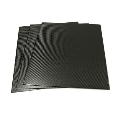 100% 3K Twill Glossy CNC Carbon Fiber Sheet High Pressure Resistance