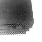 Customized Carbon Fiber Sheet Plate Heat Resistant 400MM*400MM 0.3mm
