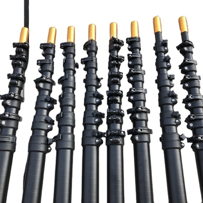 High Stiffness Carbon Fiber Extendable Cleaning Pole - Quick Lock Clamps
