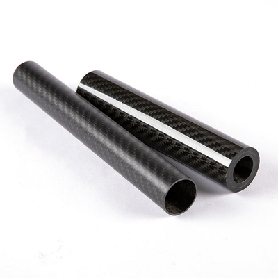 High Bend Strength And Stiffness Carbon Fiber Twill Roll Wrapped Tubing