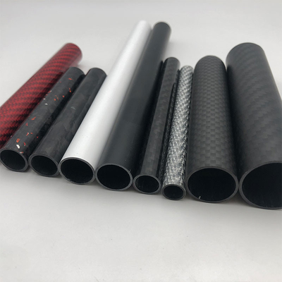 High Strength High Modulus Roll Wrapping 100% 3K Carbon Fiber Pipe