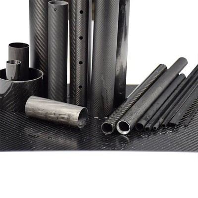 High Strength High Modulus Roll Wrapping 100% 3K Carbon Fiber Pipe