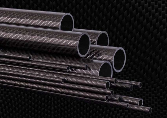 Customized 3K to12K Prepreg Carbon Fiber Tubes in Different Finishes