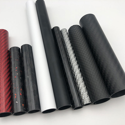 Outstanding Strength, Durability 3K Twill Carbon Fiber Round Tube Roll Wrapped Tubing