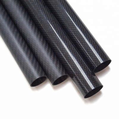 Custom Carbon Fiber Round Tubes For Aerospace ,  Automotive And Sporting Goods