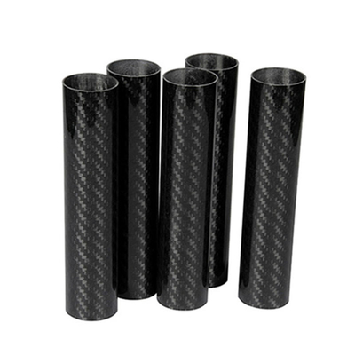 Custom Carbon Fiber Round Tubes For Aerospace ,  Automotive And Sporting Goods