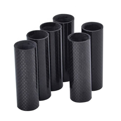 Custom Carbon Fiber Round Tubes For Aerospace ,  Automotive And Sporting Goods