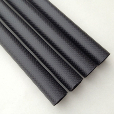 Straight Carbon Fiber Tube 4" Outer Diameter Length 11.8 Inch 300 Mm 1.5mm Thickness 3K Twill Real Carbon Fiber
