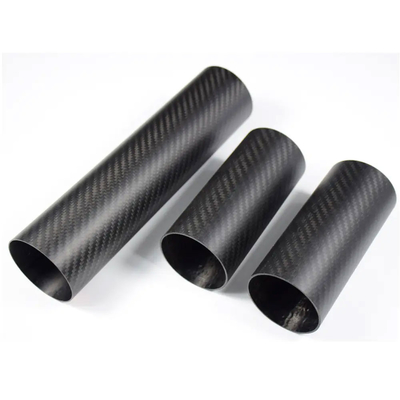UV-Resistant Carbon Fiber 3K Matte Twill Tube 40X37mm 1000mm Long High Corrosion Resistance