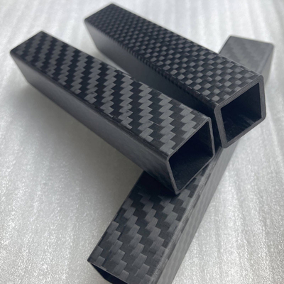 3K Twill Roll Wrapped Carbon Fibre Square Tube - 2×2 Twill Carbon Fiber Fabric