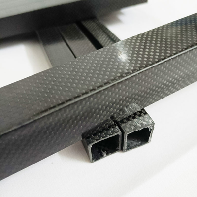 3K Twill Roll Wrapped Carbon Fibre Square Tube - 2×2 Twill Carbon Fiber Fabric
