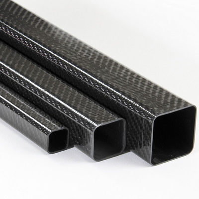 3K Twill Roll Wrapped Carbon Fibre Square Tube - 2×2 Twill Carbon Fiber Fabric