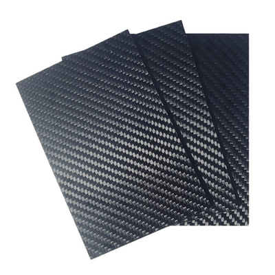 3K Rolled Carbon Fiber Sheets Board Plates: Black Gloss Plain Weave