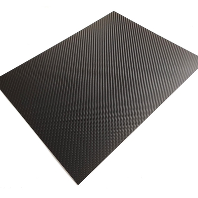 Tough And Durable 3K Matte Carbon Fiber Plate 90° Offset Twill / Weave