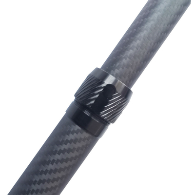 3.2 Meter 10.5 Feet Rod Carbon Fiber Tube Extension Pole Telescopic Pipe With Spin Lock