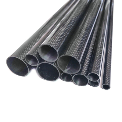 Extremely High Strength Carbon Fiber Round Tube 15MM OD X 13MM ID X 400MM L