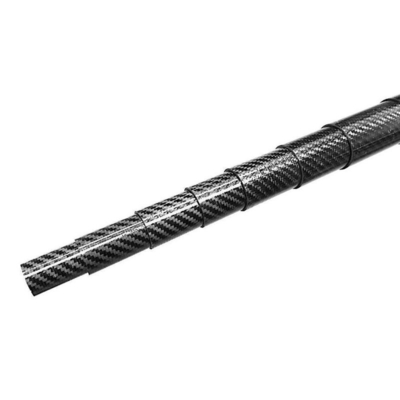 Carbon Fiber Telescopic Pole And Tube 3K Plain Glossy for Boat Cleaning