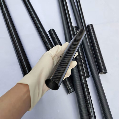 High-Durability Carbon Fiber Tube Aerospace Grade Quality For Motorsports , UAVs And Custom Builds