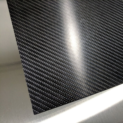 Semi-Flexible Mirror-Like Finish High Gloss Woven Carbon Fiber Sheet