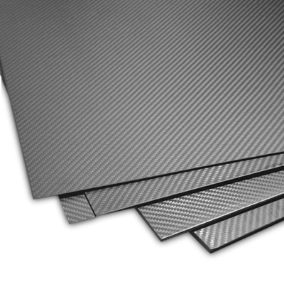 100mm X 250mm 3K High-Hardness Carbon Fiber Sheet For Models , Manufacturing And Aerospace