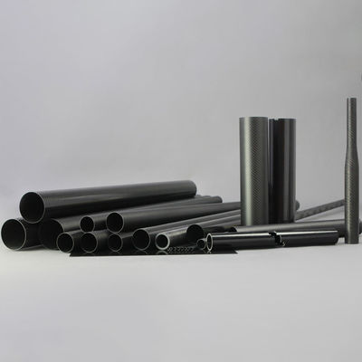100% 3K Lightweight Carbon Fiber Tube Low Mass And High Structural Strength
