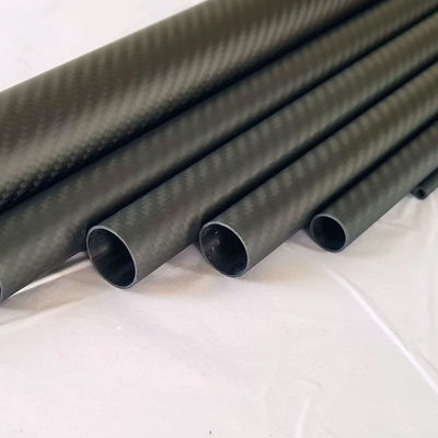 Low Thermal Expansion 35mm x 32mm Carbon Fiber Tube with High Stiffness and 3K Matte Surface