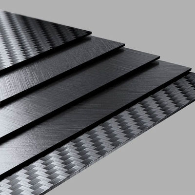 1-5MM Thickness 300X400MM 100% Carbon Fiber Sheet Laminate Matte Carbon Fiber Plate