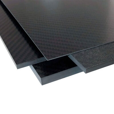 Lightweight 3K Unidirectional Sheet OEM Surface Industrial Carbon Fiber Panel