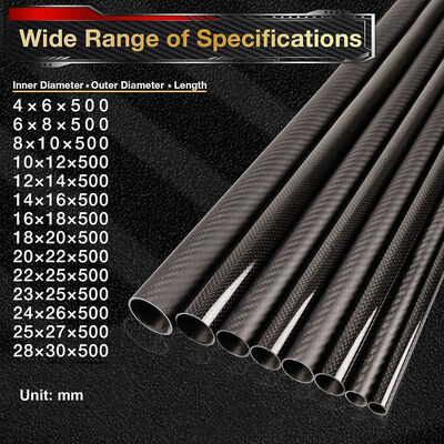 Custom Carbon Fiber Tubes | Lightweight & High Performance Carbon Fiber Pipe