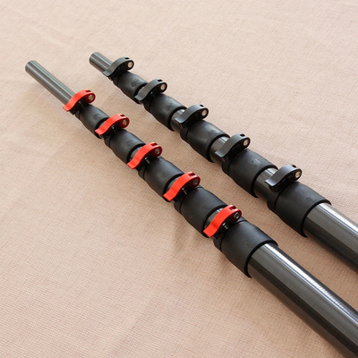 3K Twill Glossy Carbon Fiber Telescoping Pole For Window Cleaning