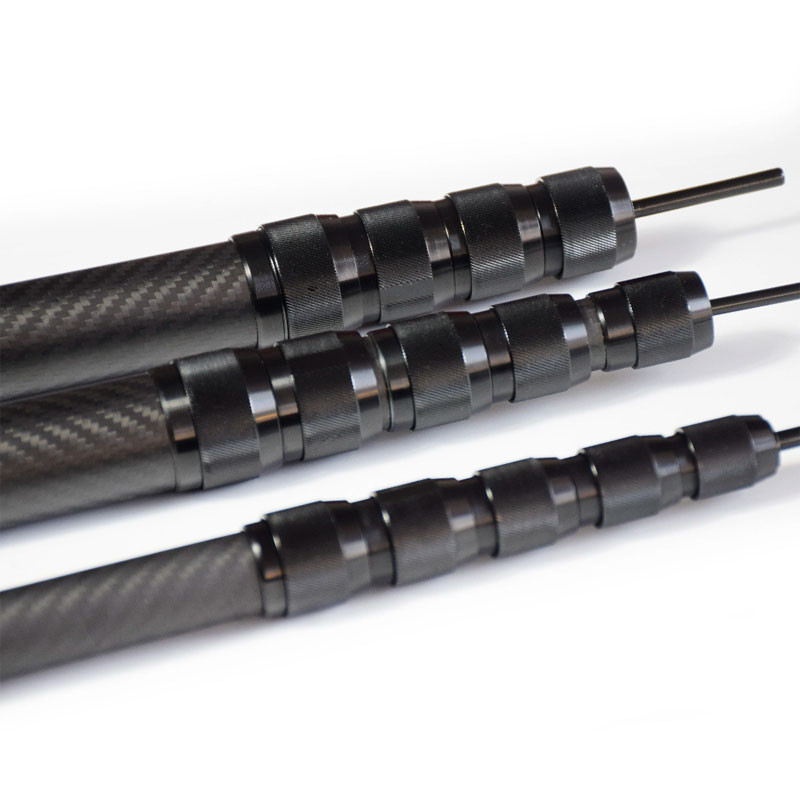 3.2 Meter 10.5 Feet Rod Carbon Fiber Tube Extension Pole Telescopic Pipe With Spin Lock