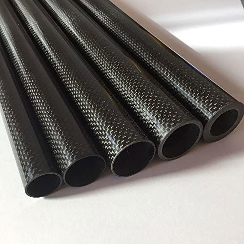 Extremely High Strength Carbon Fiber Round Tube 15MM OD X 13MM ID X 400MM L