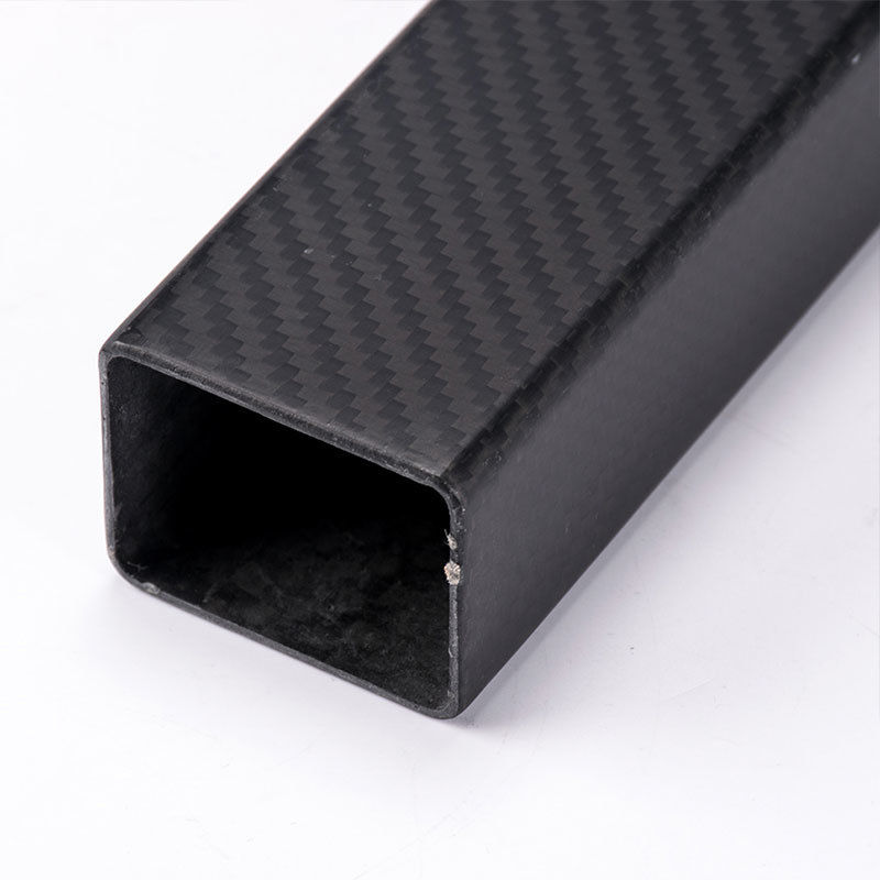 Excellent Resistance to Corrosion and Fatigue 3K Rectangular Carbon Fiber Tube