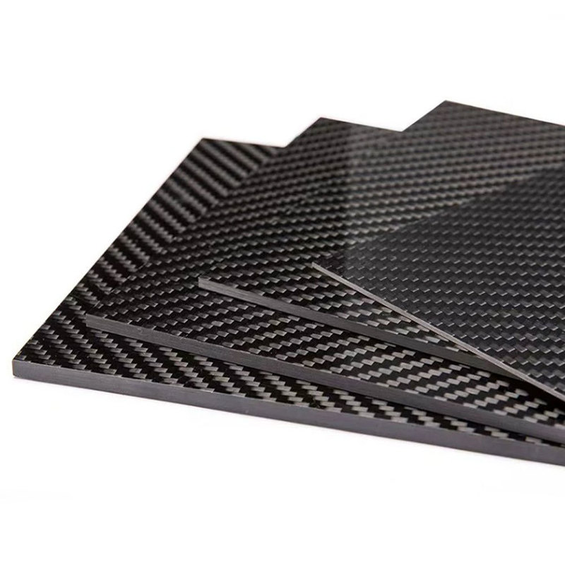 500X600MM Carbon Fiber Plates 0.5MM to 6.0MM Thickness 100% 3K Plain Weave Glossy Carbon Fiber Sheet